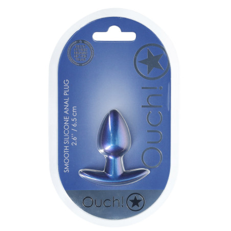 Plug en Silicone METALLY S 5 x 2.7cm Bleu