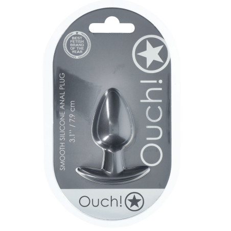 Plug en Silicone METALLY M 6.5 x 3.3cm Gris