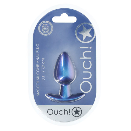 Plug en Silicone METALLY M 6.5 x 3.3cm Bleu