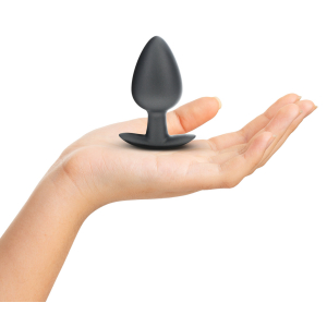 Plug en Silicone METALLY L 7.5 x 4cm Gris