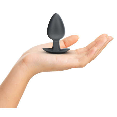 Plug en Silicone METALLY L 7.5 x 4cm Gris