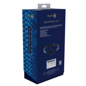 Bâillon-Boule FLORENCE 41mm Bleu
