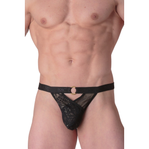 G-string Dentelle PURE SEDUCTION WOH Noir