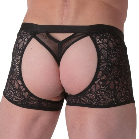 Boxer String Dentelle PURE SEDUCTION WOH Noir