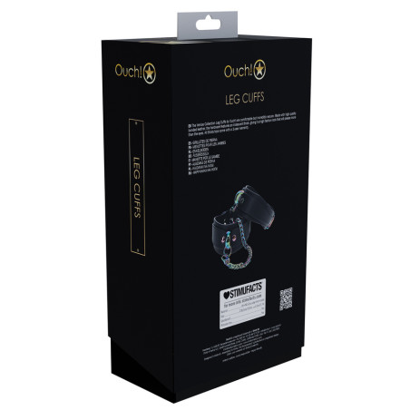 Menottes de Chevilles VENISE Noir Irisé