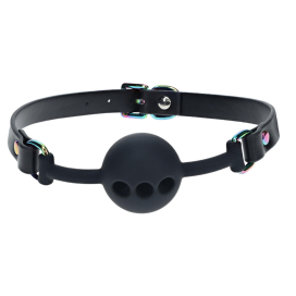 Bâillon-Boule VENISE 41mm Noir