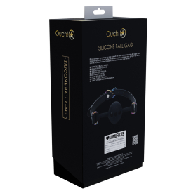 Bâillon-Boule VENISE 41mm Noir 2