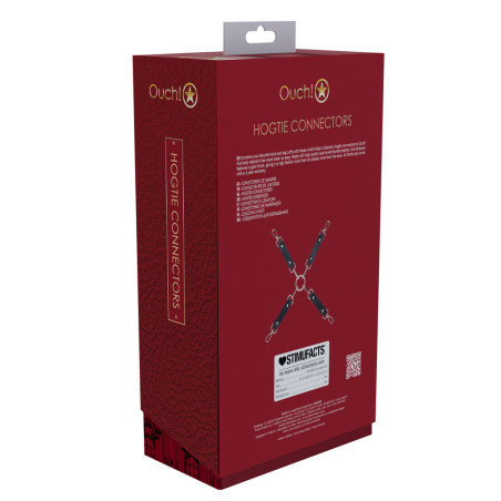 Hogtie MILAN Noir Rouge