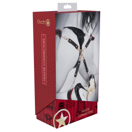 Hogtie MILAN Noir Rouge 2