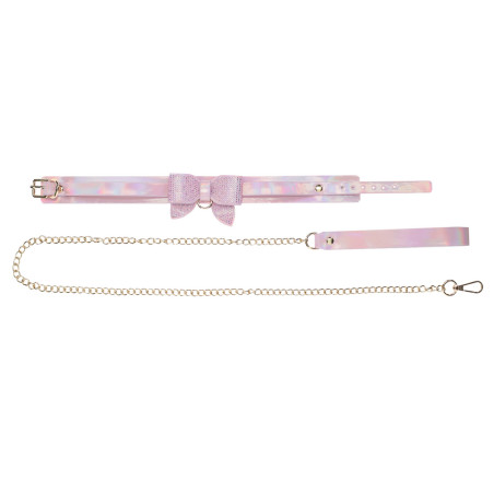 Collier-Laisse PARIS Rose