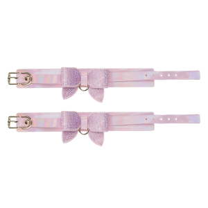 Menottes de Poignets PARIS rose irisé