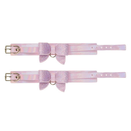 Menottes de Poignets PARIS rose irisé