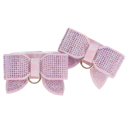 Menottes de Poignets PARIS rose irisé