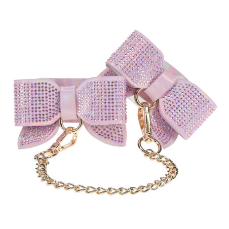 Menottes de Poignets PARIS rose irisé