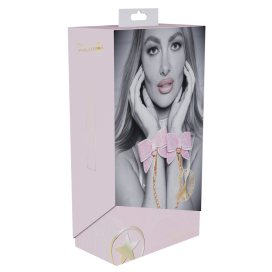 Menottes de Poignets PARIS rose irisé 2