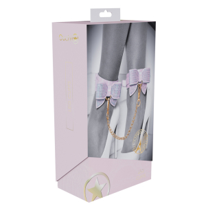 Menottes de Chevilles PARIS rose irisé