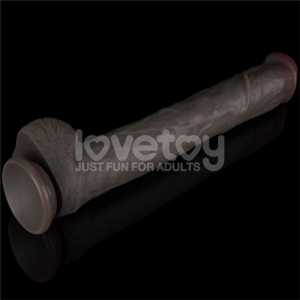 Gode en silicone IKSES COCK 31 x 5.5cm Marron