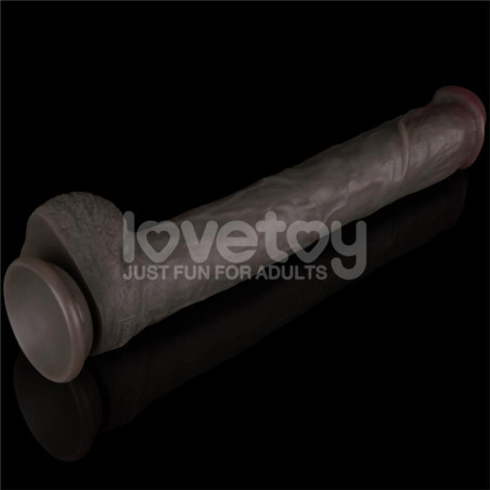 Gode en silicone IKSES COCK 31 x 5.5cm Marron