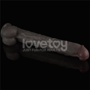 Gode en silicone IKSES COCK 31 x 5.5cm Marron