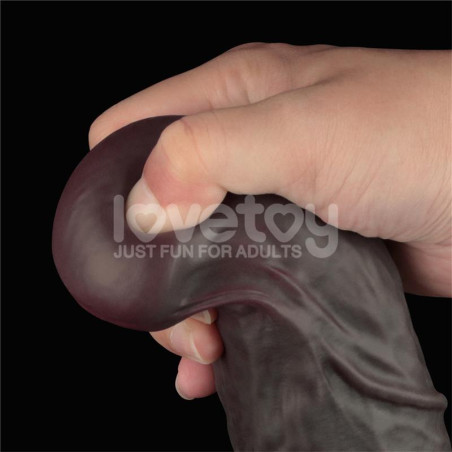 Gode en silicone IKSES COCK 31 x 5.5cm Marron