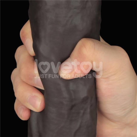 Gode en silicone IKSES COCK 31 x 5.5cm Marron