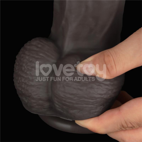 Gode en silicone IKSES COCK 31 x 5.5cm Marron