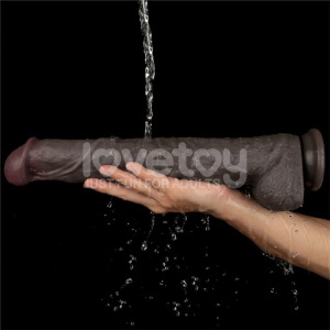 Gode en silicone IKSES COCK 31 x 5.5cm Marron