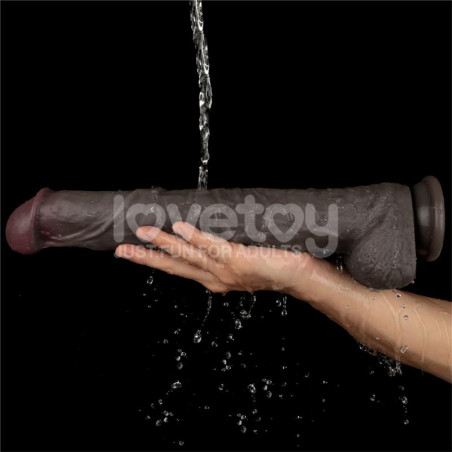 Gode en silicone IKSES COCK 31 x 5.5cm Marron