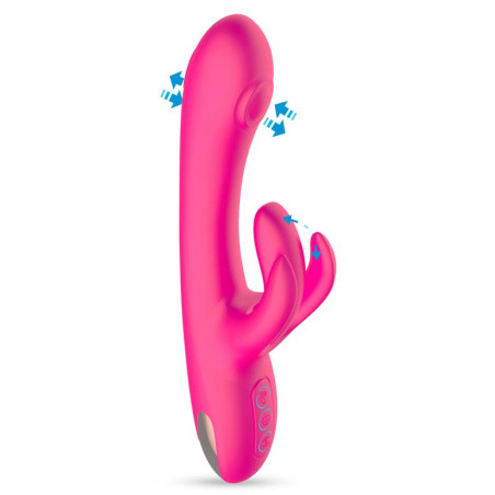 Vibro Rabbit ANTONY 13 x  3.5cm Rose