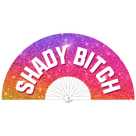 Éventail Géant SHADY BITCH 64cm