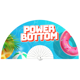 Éventail Géant POWER BOTTOM 64cm Bleu 2