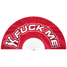Éventail Géant FUCK ME 64cm 2