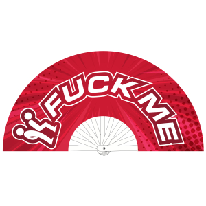 Éventail Géant FUCK ME 64cm