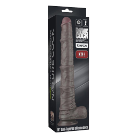 Gode marron IKSEL COCK de LoveToy 34 x 6 cm 2
