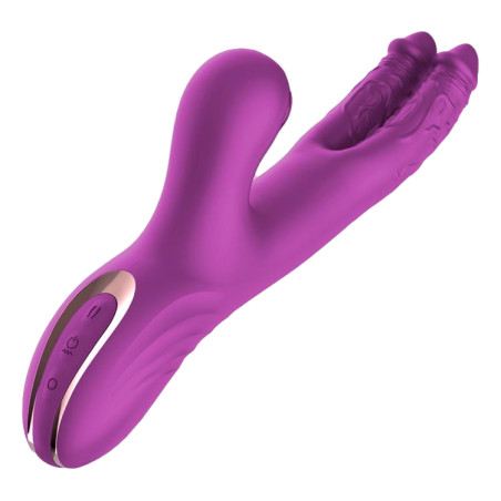 Vibro Rabbit NICO 12 x 3.7cm Violet