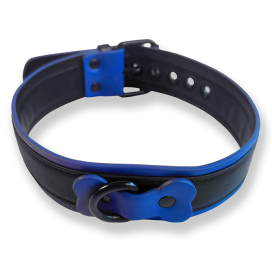 Collier PUPPY COLLAR Noir-Bleu