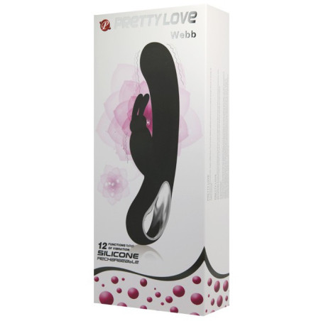 Vibromasseur Rabbit Webb Noir