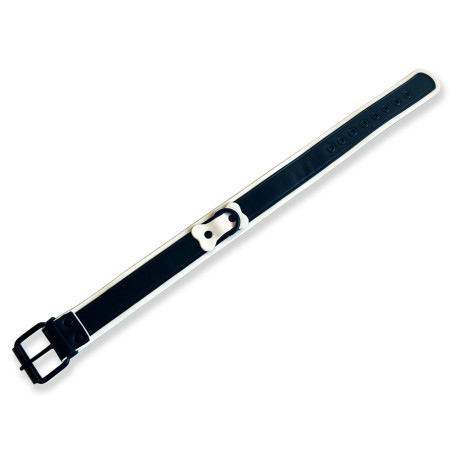 Collier PUPPY COLLAR Noir-Blanc