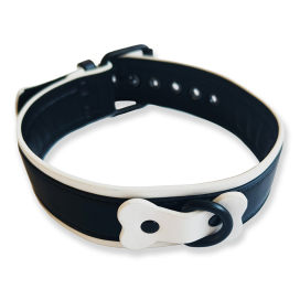 Collier PUPPY COLLAR Noir-Blanc