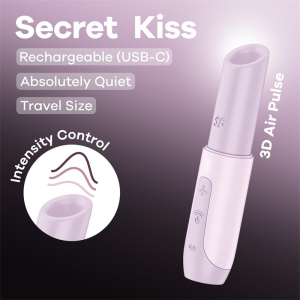 Stimulateur de Clitoris SECRET KISS Rose