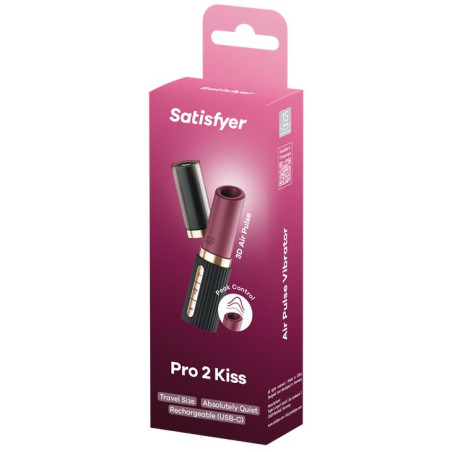 Stimulateur de Clitoris PRO 2 KISS Framboise