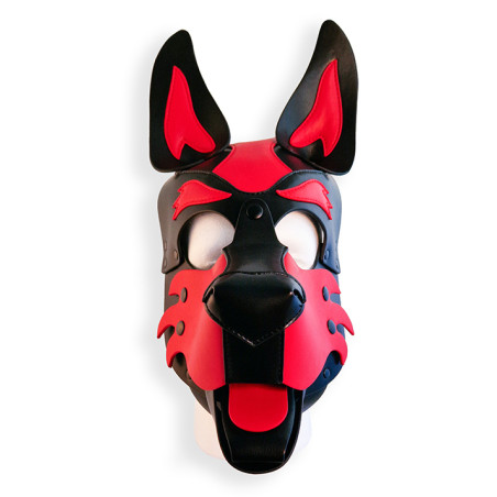 Cagoule PUPPY HOOD Noire et Rouge de Brutus