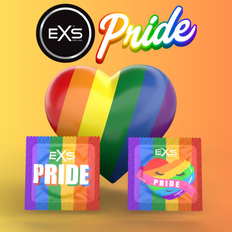 Préservatifs PRIDE EXS 54mm de EXS | Pack de 144