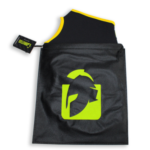 Cagoule en néoprène EYES FACE Noire et Jaune par Brutus