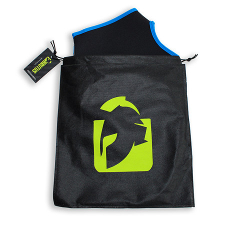 Cagoule en néoprène EYES FACE de Brutus - Noire-Bleue