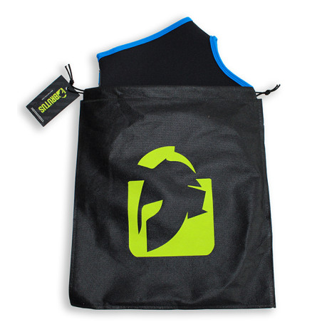 Cagoule en néoprène FACE FUCKER Noire-bleue de Brutus