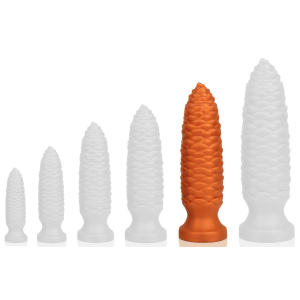 Plug anal LONG PINE XL 25 x 7 cm Orange