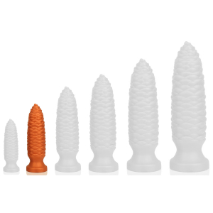 Plug anal LONG PINE S 15 x 4 cm Orange