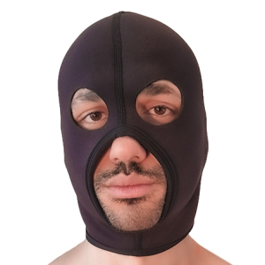 Cagoule néoprène EYES FACE Noire de Brutus