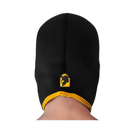 Cagoule en néoprène EYES FACE Noire et Jaune par Brutus